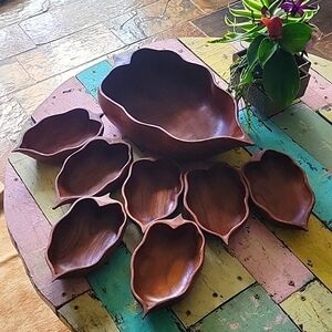 Mid Century Salad Bowl Set